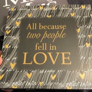 Mr & Mrs decorations